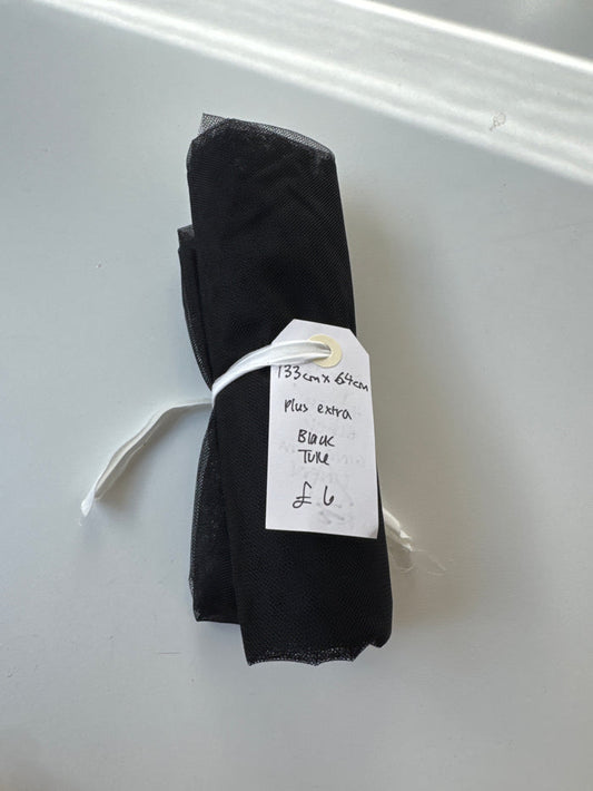 Black Tulle Remnant