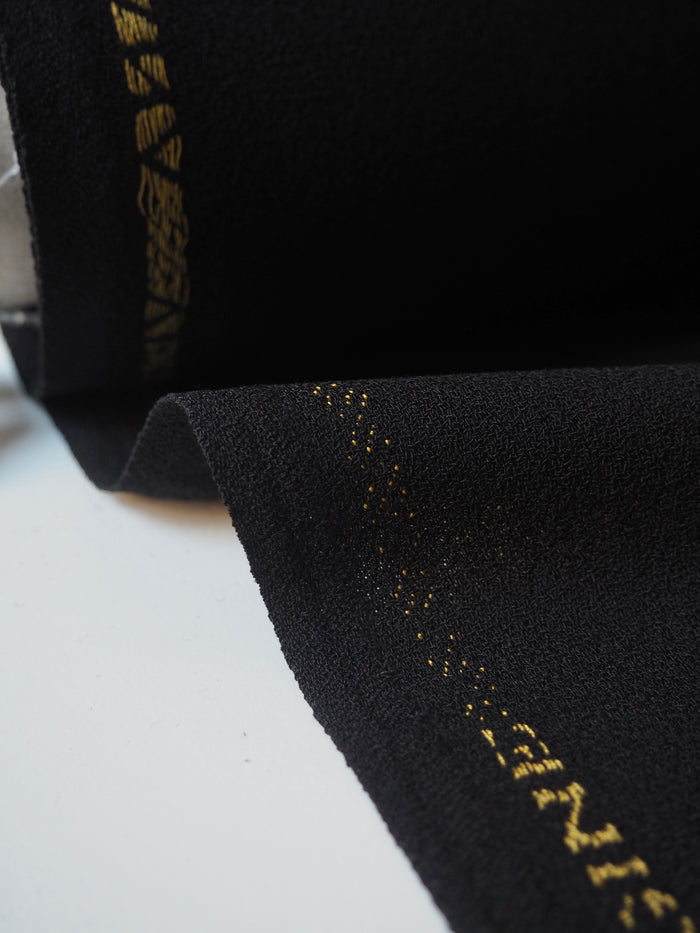 Black Wool Crepe