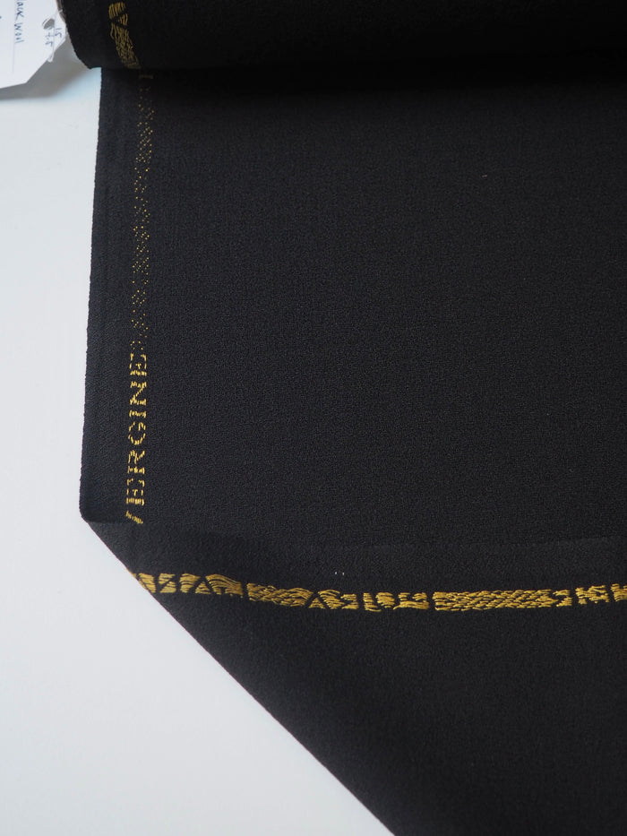 Black Wool Crepe