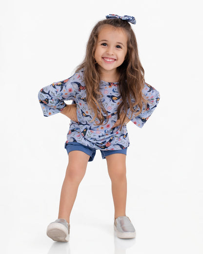 Blooming Whales Comfy Cloud Short Set