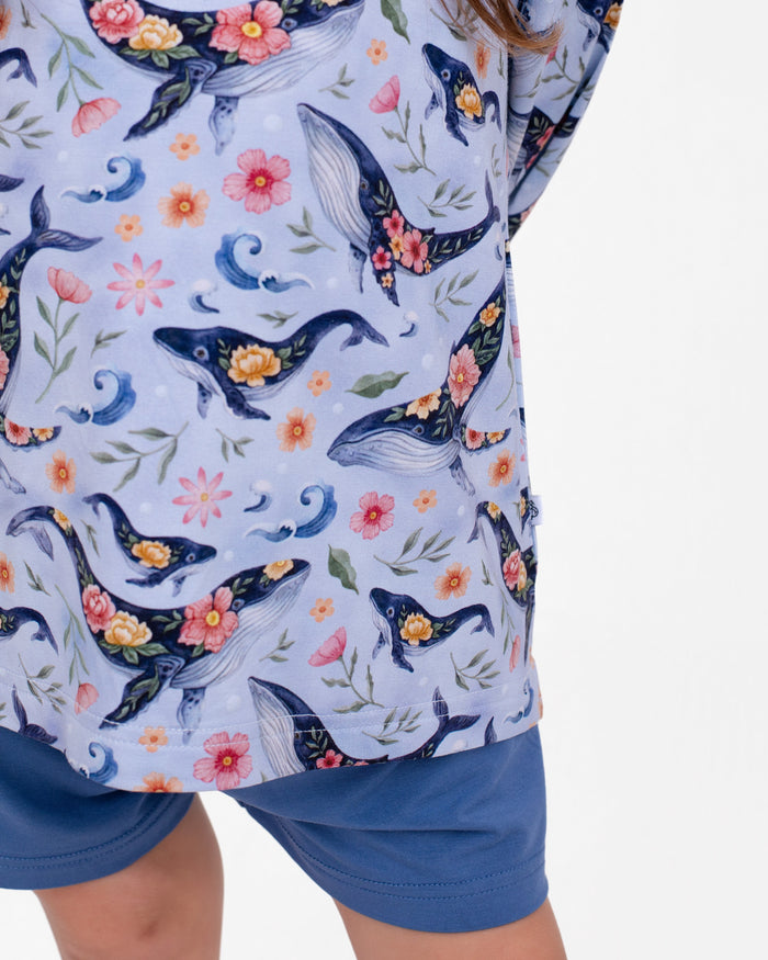 Blooming Whales Comfy Cloud Short Set