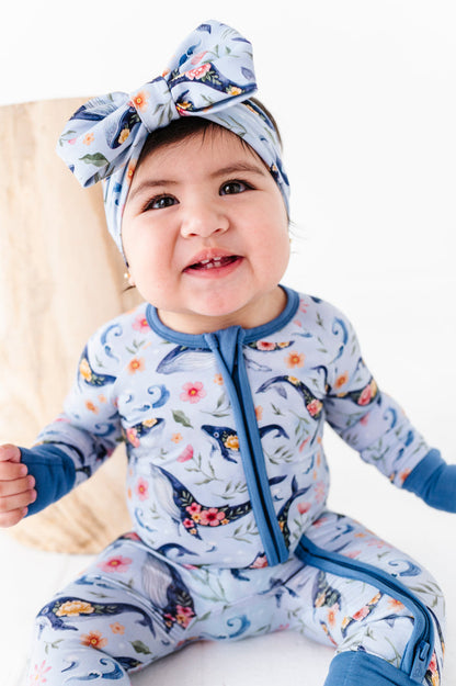 Blooming Whales Romper