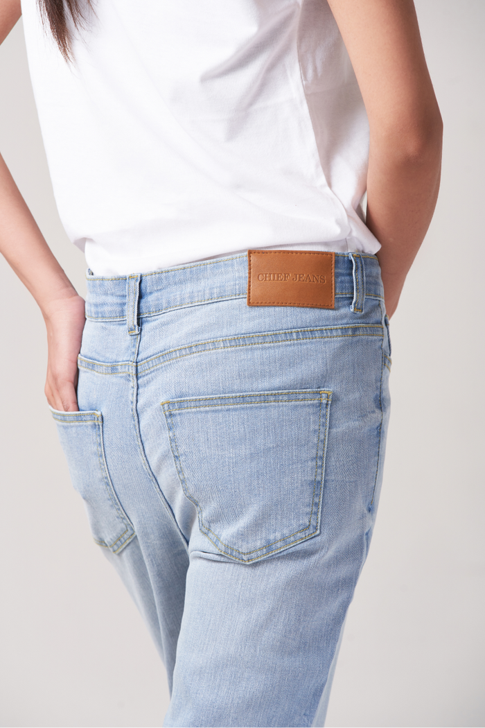 Blue Boot Leg Women Jeans