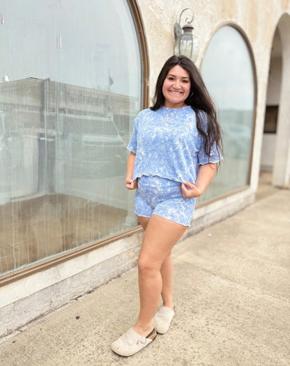 Blue comfy sets