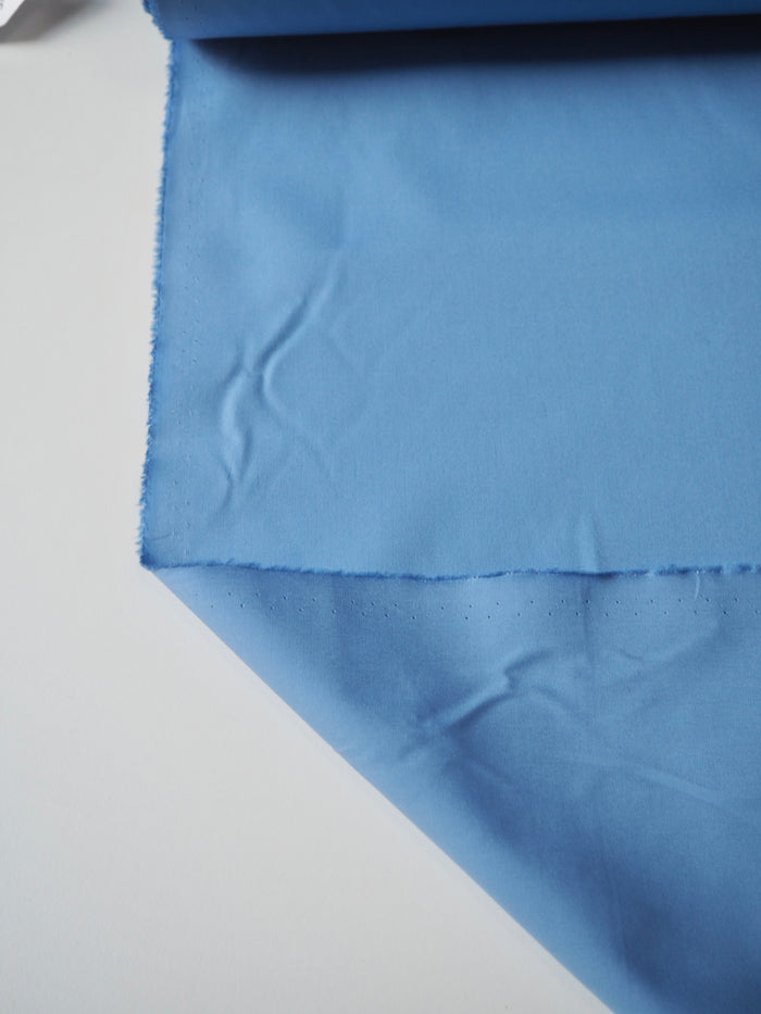 Blue Cotton Poplin