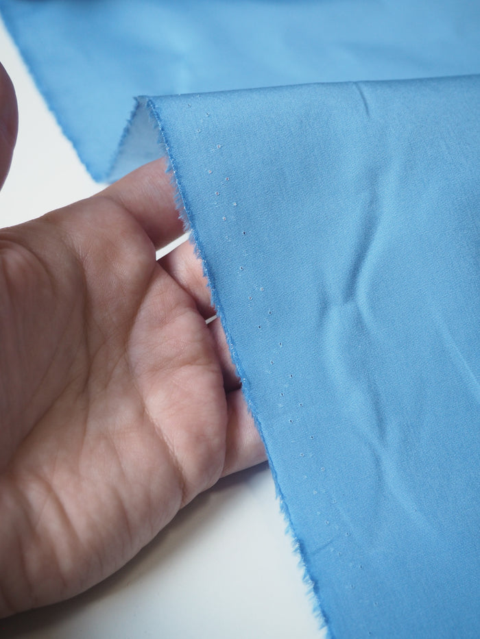 Blue Cotton Poplin