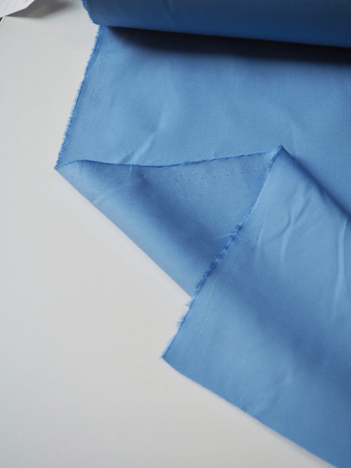 Blue Cotton Poplin
