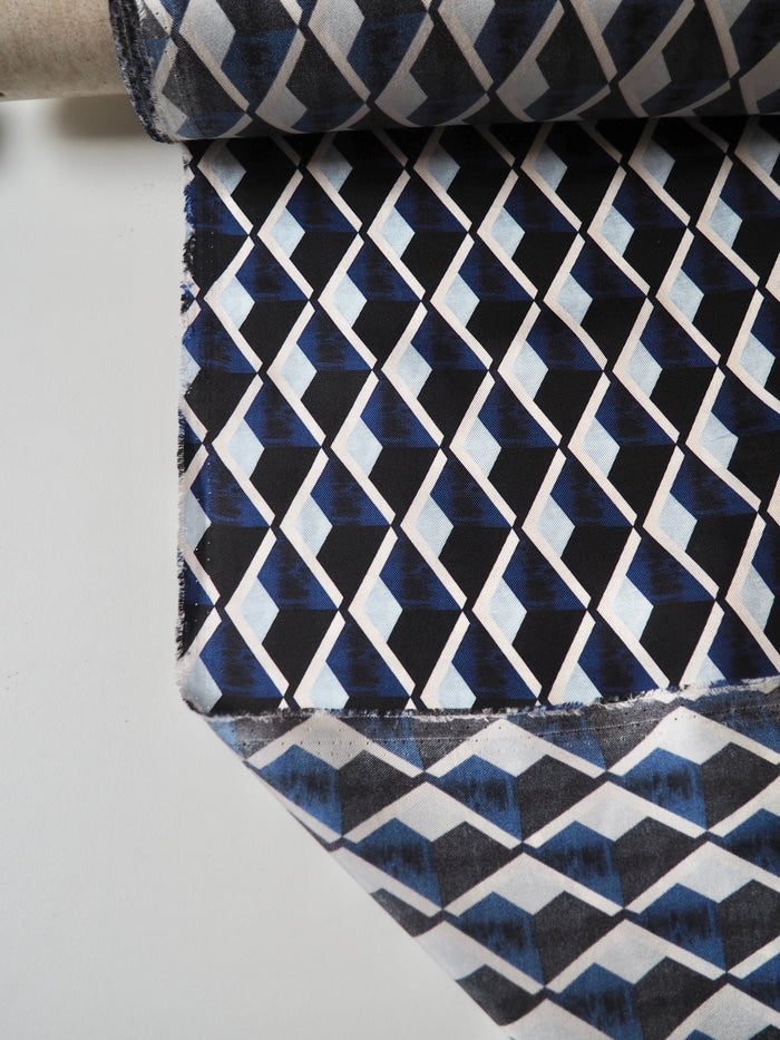 Blue Diamond Silk Twill