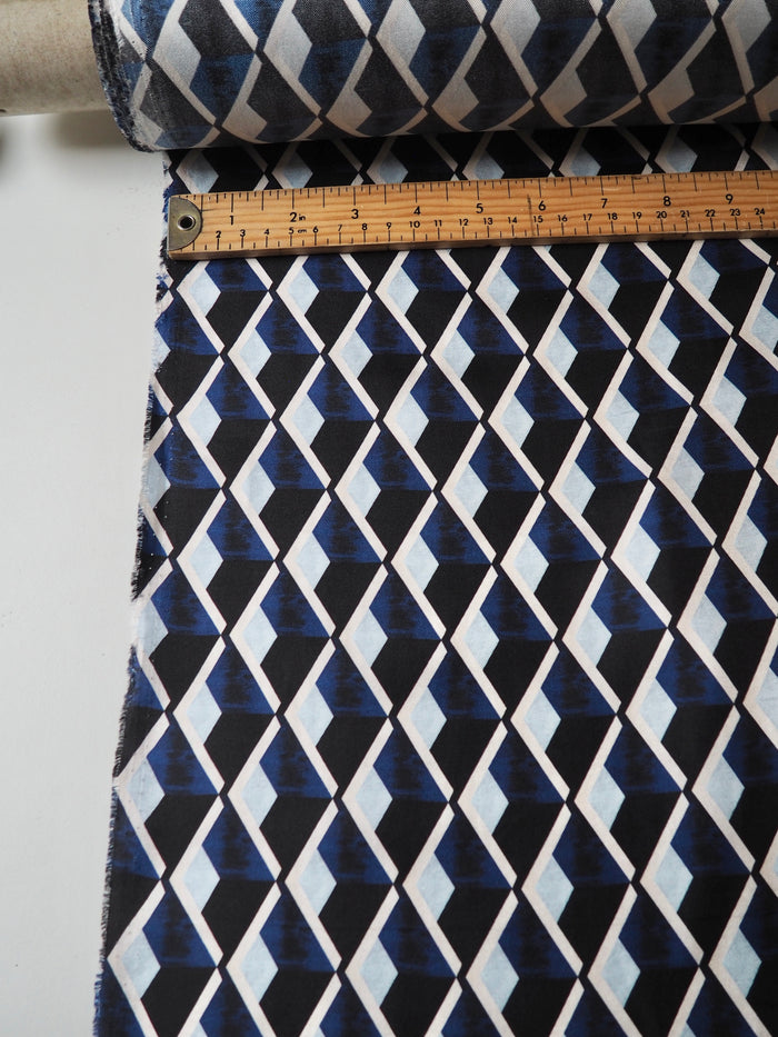 Blue Diamond Silk Twill