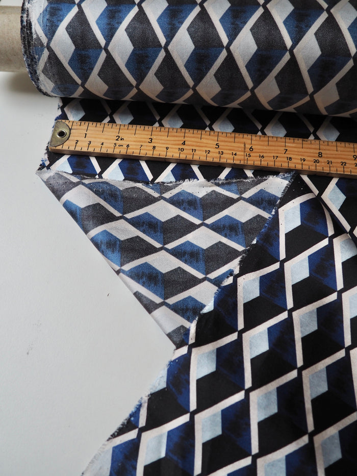 Blue Diamond Silk Twill