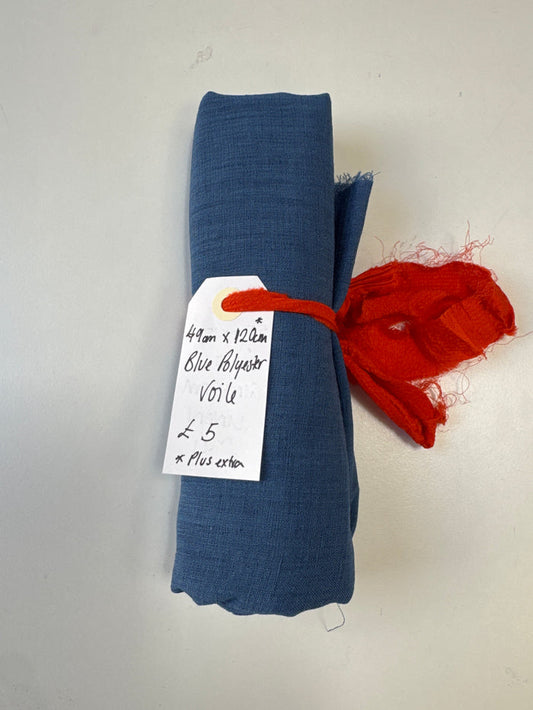 Blue Poly Voile Remnant