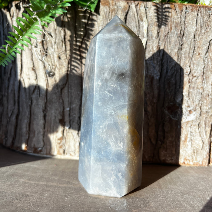 Blue Rose Quartz Tower