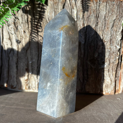 Blue Rose Quartz Tower