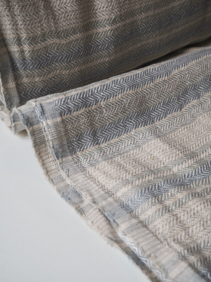 Blue Stripe Extra Wide Linen
