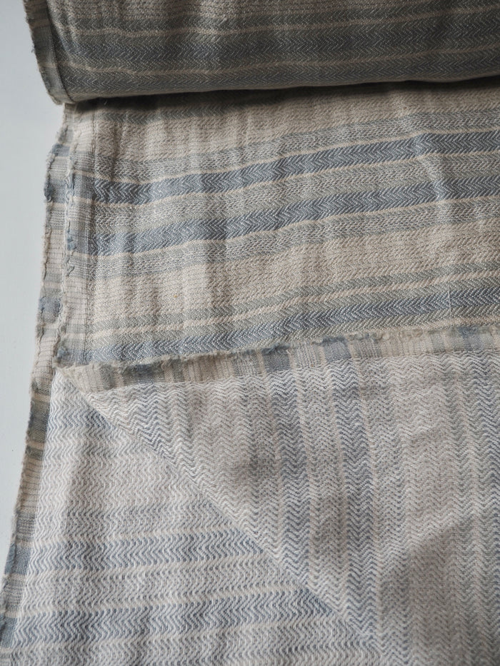 Blue Stripe Extra Wide Linen