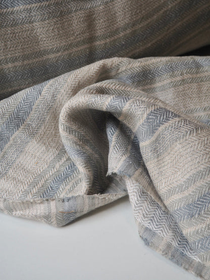 Blue Stripe Extra Wide Linen