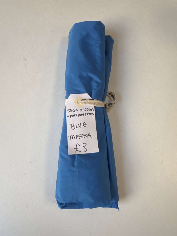Blue Taffeta Remnant