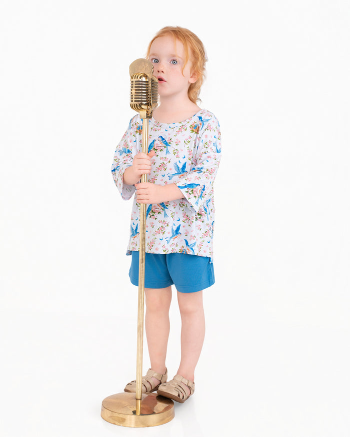 Bluebird Melody Comfy Cloud Short Set