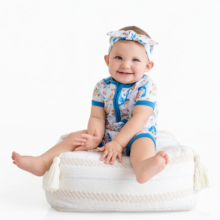 Bluebird Melody Short Sleeve Romper