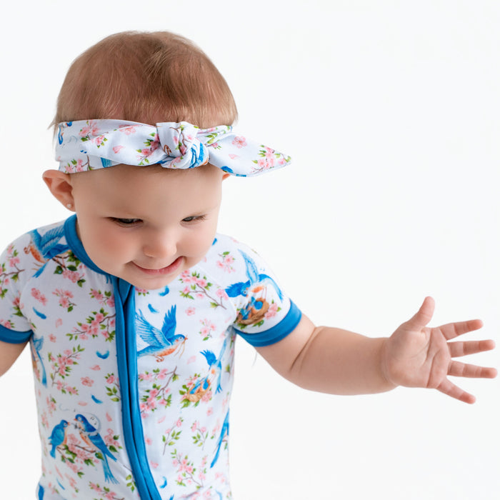 Bluebird Melody Short Sleeve Romper
