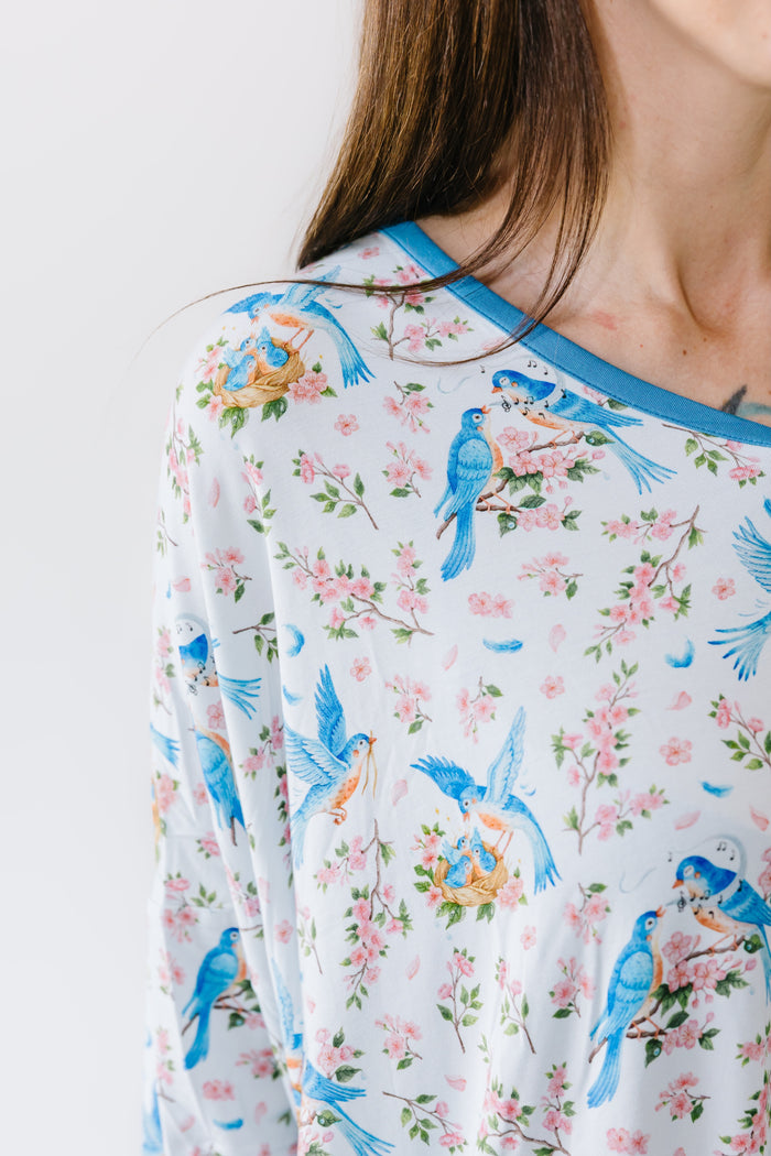Bluebird Melody Women's Muumuu Lounge Tee (ONE SIZE FITS XS - XXL)
