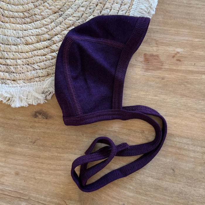 Bonnet en laine et soie Cosilana -  Violet
