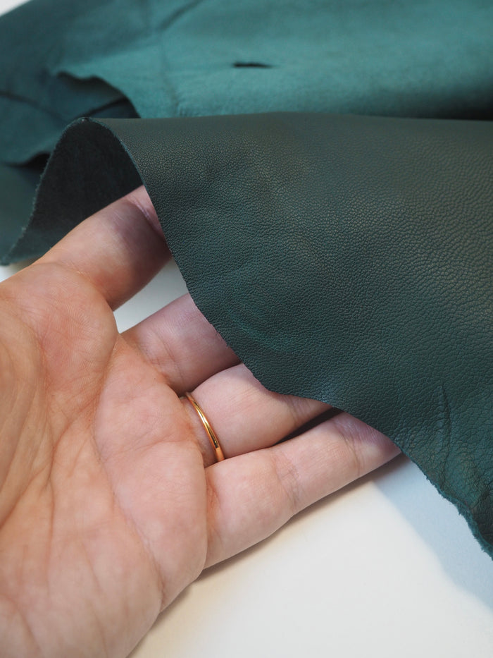 Bottle Green Napa Lambskin