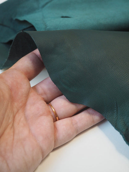 Bottle Green Napa Lambskin