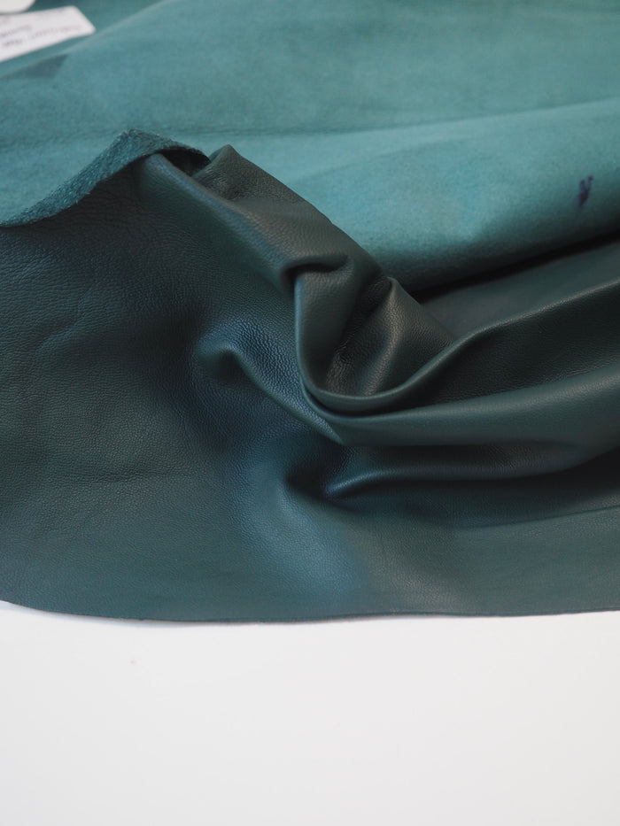 Bottle Green Napa Lambskin