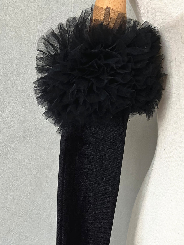 Bridal Sleeves Gloves Velvet Black