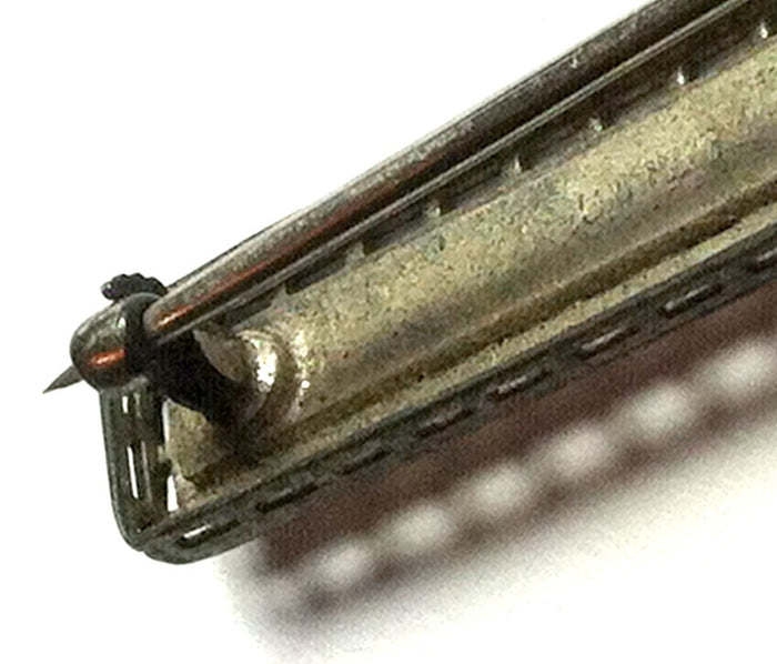 Brilliant Rhinestone Studded 1920s Bar Pin