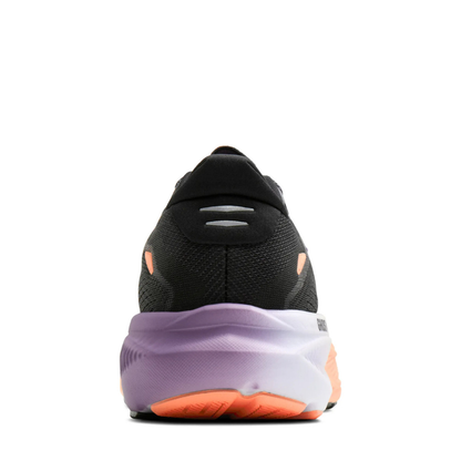 Brooks Women's Ghost 18 Running Shoes in Black/Mulled Grape/Peach AW26