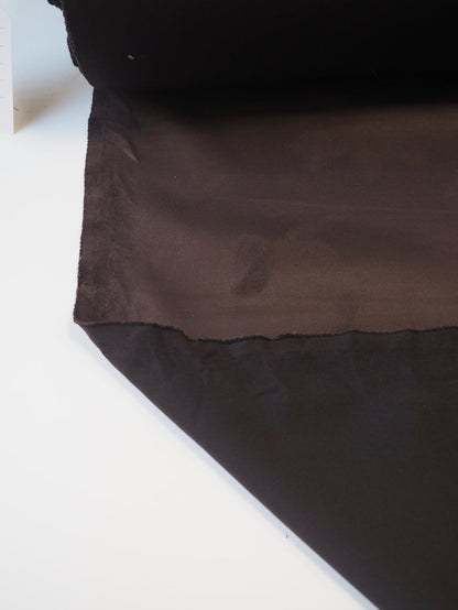 Brown Stretch Faux Suede