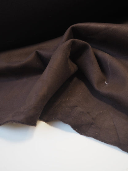 Brown Stretch Faux Suede