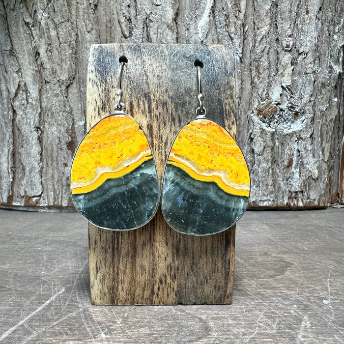 Bumble Bee Jasper Earrings