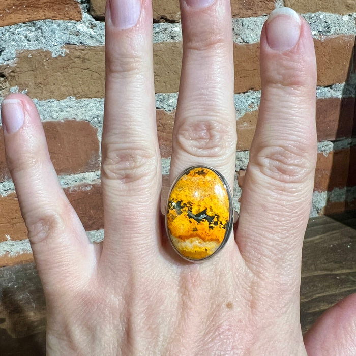 Bumble Bee Jasper Ring