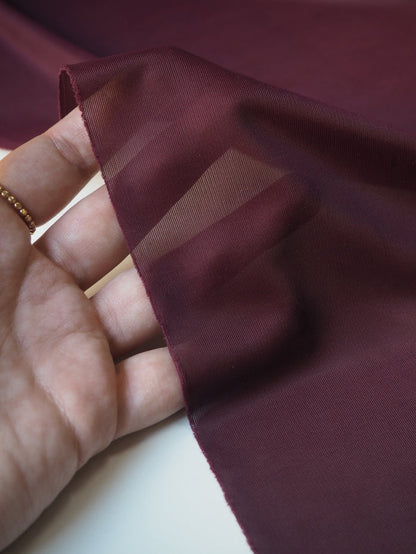 Burgundy Light Jersey Lining