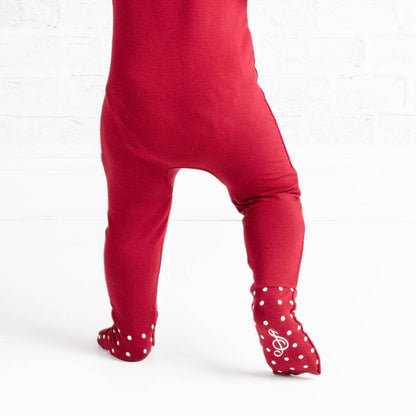 Burgundy Romper - Jammie Session