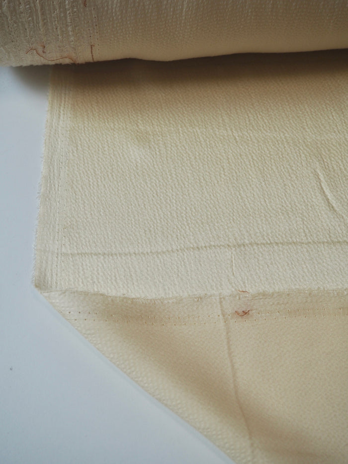 Butter Yellow Hammered Silk Satin