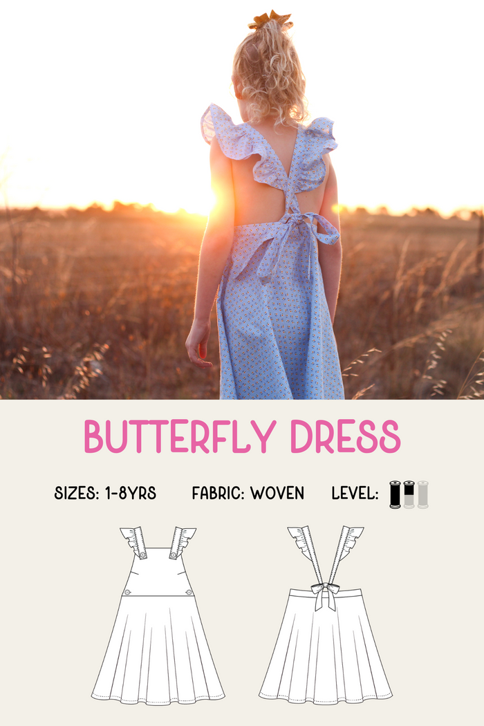 Butterfly Dress Sewing Pattern