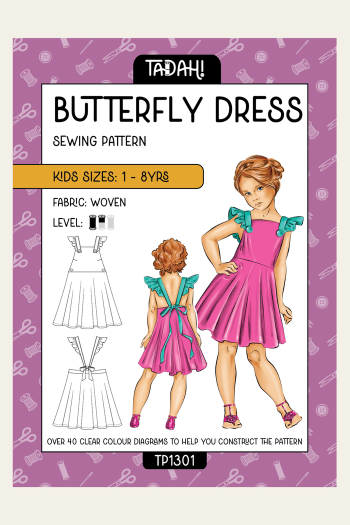 Butterfly Dress Sewing Pattern