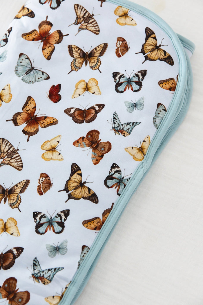 Butterfly Kisses Adult Quilted Blanket - Jammie Session