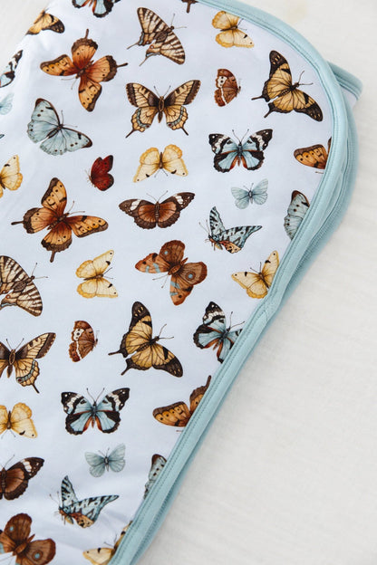 Butterfly Kisses Adult Quilted Blanket - Jammie Session