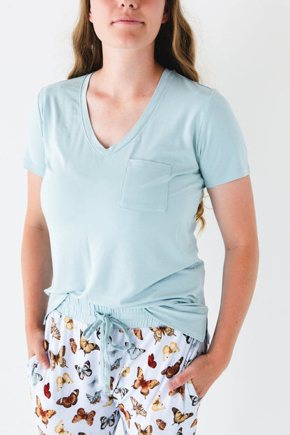 Butterfly Kisses Women's Solid Short Sleeve T-shirt - Jammie Session