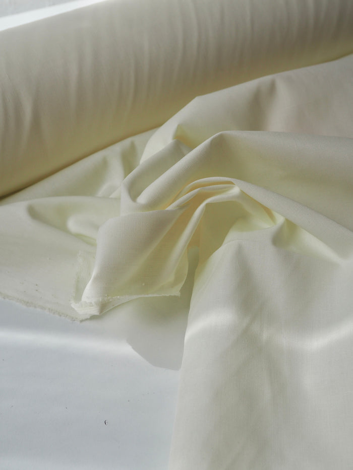 Buttermilk Cotton Poplin
