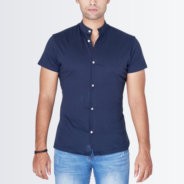 Button Down Blue Slimfit Shirt