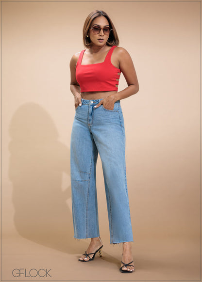Caged Back Top - 230725