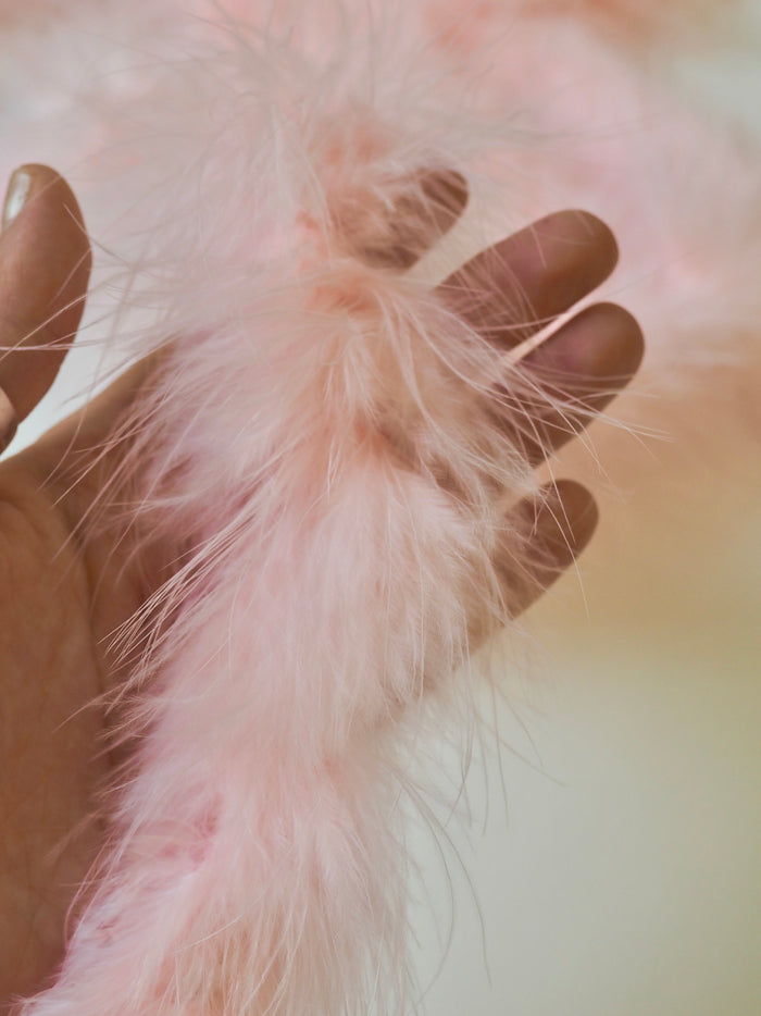Candy Pink Marabou Feather Boa