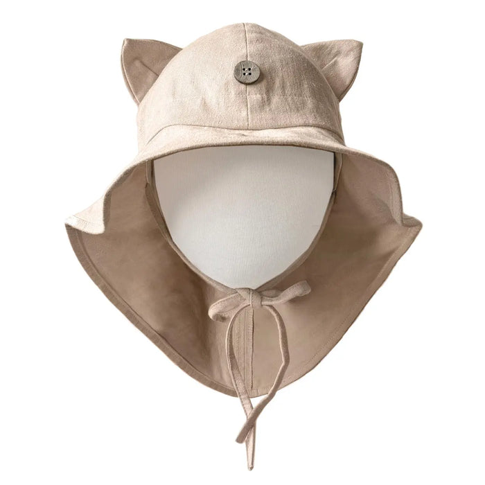 Chapeau de soleil évolutif ManyMonths avec oreilles de chat – Beach Dust
