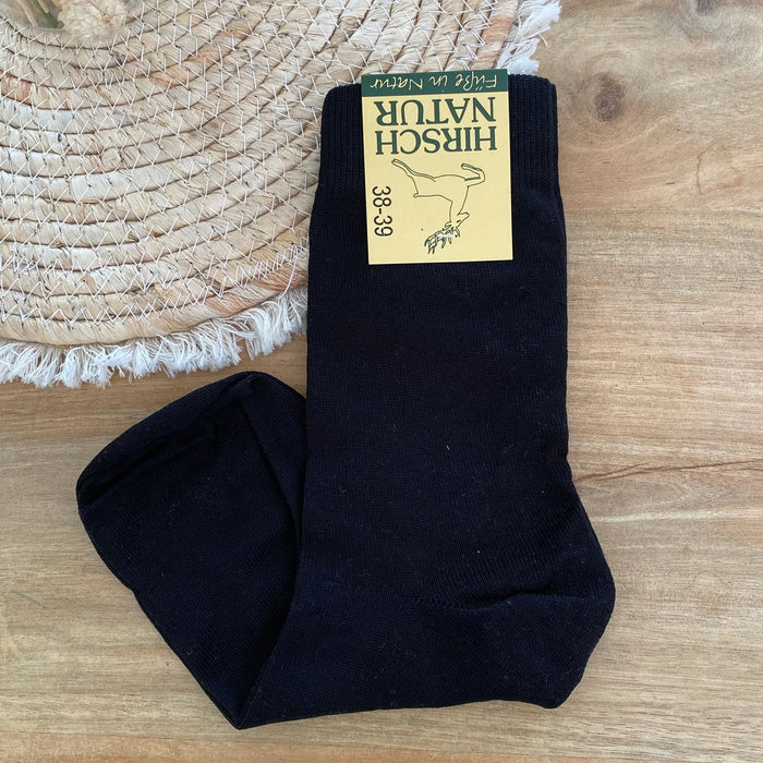 Chaussettes femme 100% soie naturelle Hirsch Natur